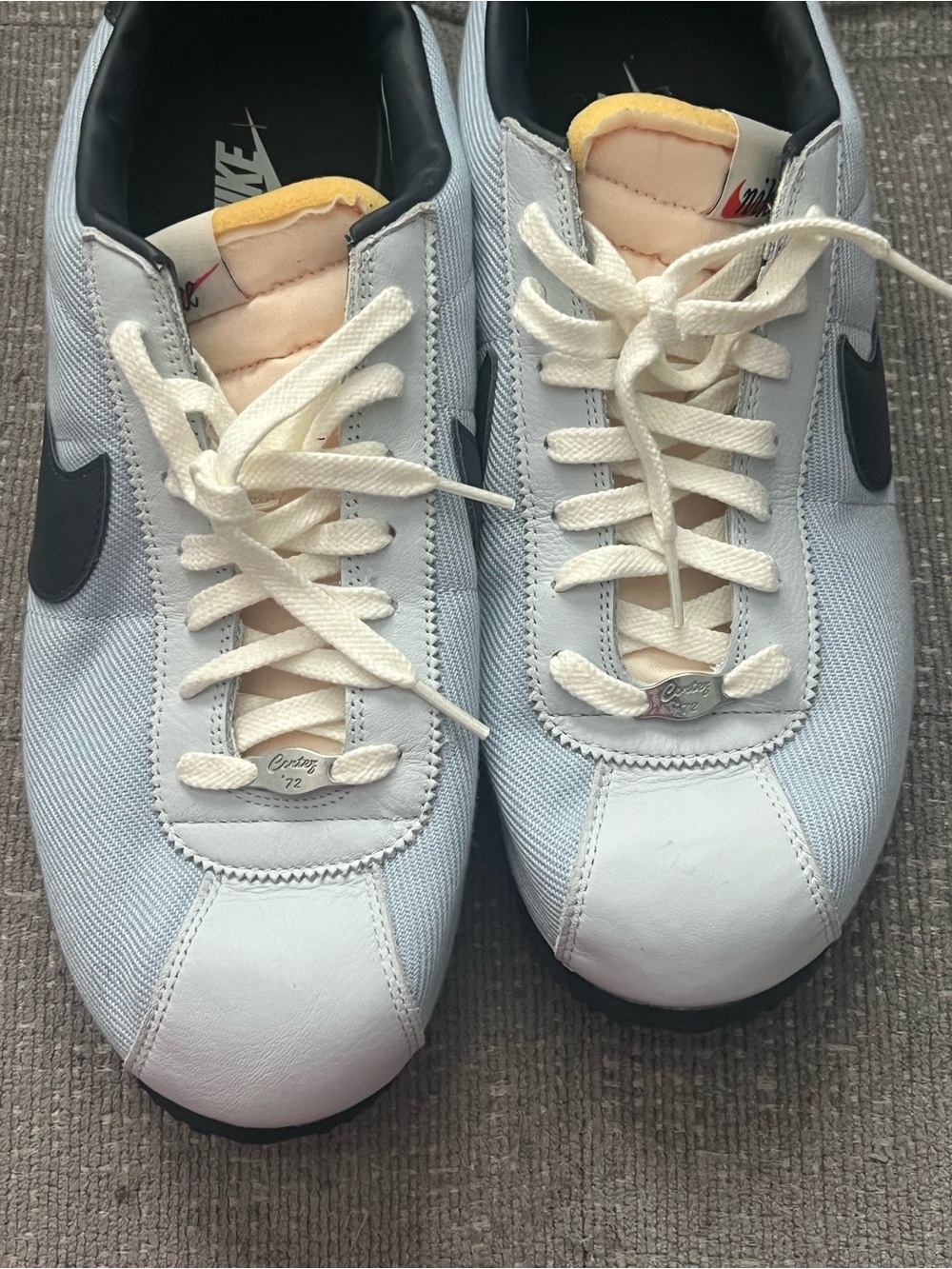 Nike Cortez Light Armory Blue Denim Twill Obsidian HF0100-400 Men's Size 13